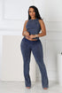 Mina Mineral Washed Flare Pants